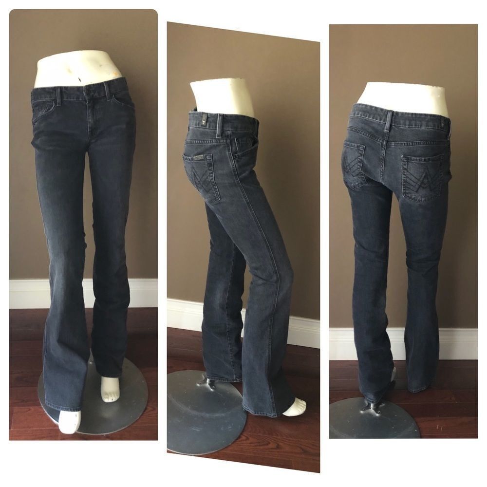7 For All Mankind Black Jeans Bootcut
